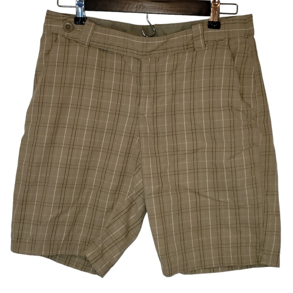 The North Face Women's Size 8 Plaid Shorts Khaki